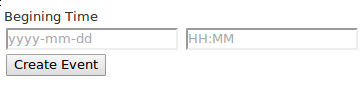 Compound datetime input